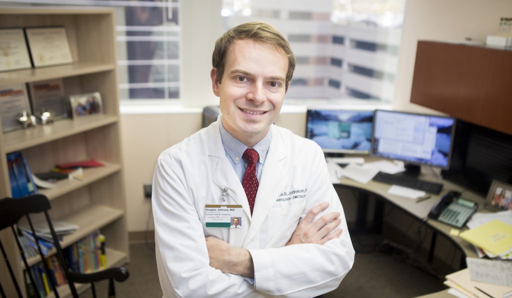 Douglas Johnson, M.D., of Vanderbilt-Ingram Cancer Center